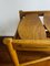 Vintage Brutalist Curved Oak Dining Chairs from Allmilmö, 1980s, Set of 4, Image 15