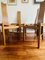 Vintage Brutalist Curved Oak Dining Chairs from Allmilmö, 1980s, Set of 4, Image 2