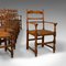 Chaises de Salle à Manger Antiques en Chêne, Angleterre, 1910s, Set de 8 12