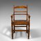 Antique English Oak Dining Chairs, 1910s, Set of 8, Image 2