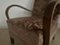 Lachsfarbener Vintage Sessel 13