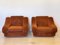 Fabric & Steel Lounge Chairs, 1970s, Set of 2, Image 2