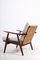 Moderner dänischer Sessel aus Teak & Rohr von Hans Wegner von Getama, 1950er 5