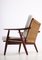 Danish Modern Lounge Chair in Teak and Cane by Hans Wegner by Getama, 1950s, Image 4