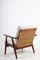 Moderner dänischer Sessel aus Teak & Rohr von Hans Wegner von Getama, 1950er 3