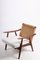 Danish Modern Lounge Chair in Teak and Cane by Hans Wegner by Getama, 1950s, Image 2