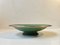 French Art Deco Ceramic Bowl with Green Glaze and Bronze, 1930s, Image 4