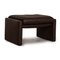 Stool in Leather Brown from Erpo, Image 1