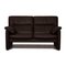 Brown Leather Two-Seater Sofa from Erpo 1