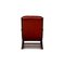 Red Leather Chesterfield Rocking Armchair 8