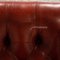 Chesterfield Schaukelsessel aus rotem Leder 4