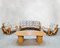 Mobilier de Salon Vintage en Rotin et Bambou, 1960s, Set de 5 1