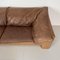 Danish 2.5 Seater Cognac Brown Leather Sofa by Jens Juul Eilersen for Niels Eilersen, 1970s, Image 4