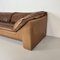 Danish 2.5 Seater Cognac Brown Leather Sofa by Jens Juul Eilersen for Niels Eilersen, 1970s 6