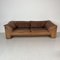 Danish 2.5 Seater Cognac Brown Leather Sofa by Jens Juul Eilersen for Niels Eilersen, 1970s 2