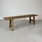 Large Rustic Brown Bench 1
