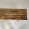 Large Rustic Brown Bench, Image 4