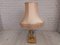 Vintage Brass Table Lamp with Fringe Lampshade, 1960s 2