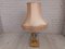 Vintage Brass Table Lamp with Fringe Lampshade, 1960s, Image 2