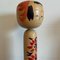 Bambola Kokeshi giapponese vintage fatta a mano con testa oscillante, Immagine 3