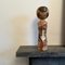 Vintage Japanese Handmade Kokeshi Doll with Tree Bark 2