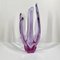 Vase aus Muranoglas in Rosa und Violett von Seguso 6