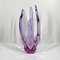 Murano Glass Vase in Pink and Violet from Seguso 5