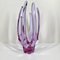 Murano Glass Vase in Pink and Violet from Seguso 7