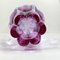 Vase en Verre de Murano Rose et Violet de Seguso 3