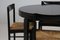 Italian Black Lacquered Dining Set, 1970s, Set of 5, Image 7