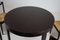 Italian Black Lacquered Dining Set, 1970s, Set of 5 11
