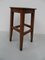 Tabouret Vintage en Bois, 1950s 2