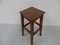 Vintage Wooden Stool, 1950s 4