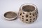 Danish Ceramic Carved Bowl with Holes, 1950s, Image 3