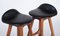 Bar Stools in Leather and Rosewood by Erik Buch for Oddense Møbelfabrik, 1960, Set of 2 6