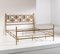 Double Bed in Brass with Lacquered Tiles by Osvaldo Borsani and Gio Pomodoto for ABV, 1950s, Image 1