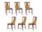 Light Brown Skai & Wood Dining Chairs from Attilio E Arturo Fossati, 1940s, Set of 6, Image 1