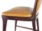 Light Brown Skai & Wood Dining Chairs from Attilio E Arturo Fossati, 1940s, Set of 6 9