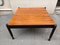 Square Coffee Table in Wooden Staggered Turned Legs from Isa Bergamo, 1950s 1