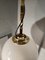 Brass Model Balloon LTE10 Floor Lamp with Beige Base by Luigi Caccia Dominioni for Azucena, 1990s 11