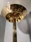 Brass Model Balloon LTE10 Floor Lamp with Beige Base by Luigi Caccia Dominioni for Azucena, 1990s 17