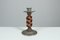 Antique Candlestick in Pewter and Oak from Tudric, 1905 8