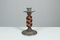 Antique Candlestick in Pewter and Oak from Tudric, 1905, Image 8