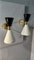 Black and White Cone Wall Lights, 2000s, Set of 2, Image 1