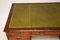 Victorian Walnut & Leather Top Partner's Desk, 1880s, Image 8