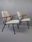 Steel Easy Chairs by Gijs Van Der Sluis for Van Der Sluis, Netherlands, 1960s, Set of 2 1