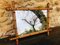 Französischer Spiegel aus Bambus- und gedrechseltem Holz 1