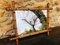 French Faux Bamboo and Turned Wood Mirror, Image 1