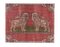 Tapis Double Lion Vintage Délavé, Turquie 1