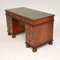 Antique Walnut Revival Desk in the style of William & Mary, 1930s 4